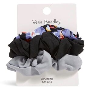 Vera Bradley Mural Garden Scrunchies NWT